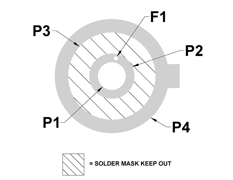 Double Sided with Center LED