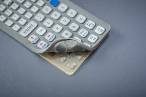 keypad with tactile dome switches